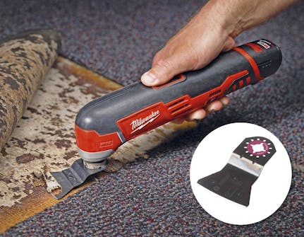 Multiverktyg: Skrapan är också perfekt när du ska ta bort mjuka, envisa material, t.ex. heltäckningsmattor och linoleum. Multiverktyg: Skrapan är också perfekt när du ska ta bort mjuka, envisa material, t.ex. heltäckningsmattor och linoleum.